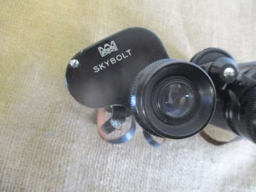 Characterful Vintage Skybolt 10 x 50 Binocular With Hard Coated Lenses In Original Case