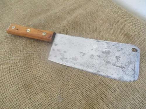 Really Hefty Vintage Elwell Meat Cleaver