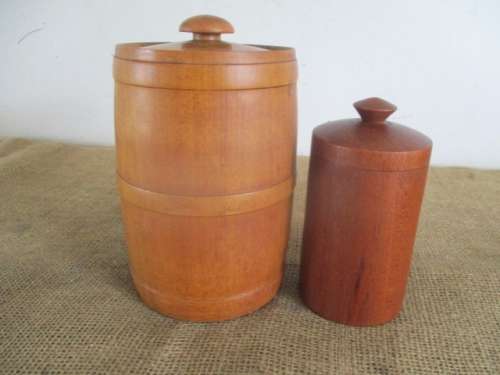 Smell The Tobacco........Two Beautiful Vintage Tobacco Barrels