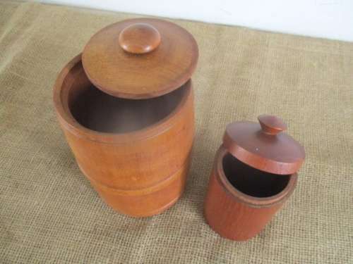 Smell The Tobacco........Two Beautiful Vintage Tobacco Barrels