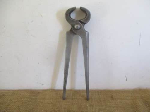 The Legend........Antique Heavy Solid Steel 12" Blacksmith Tong