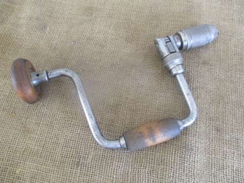 Real Vintage Stanley Hand Brace Drill No 945 - 10 Inch               Made In USA
