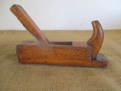 Rare Vintage Atkin & Sons Benefactum Wooden Hand Plane
