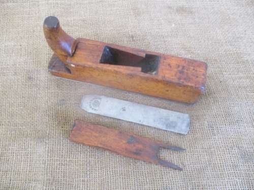 Rare Vintage Atkin & Sons Benefactum Wooden Hand Plane