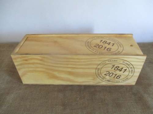 Amazing Wooden Wine Box With Sliding Lid