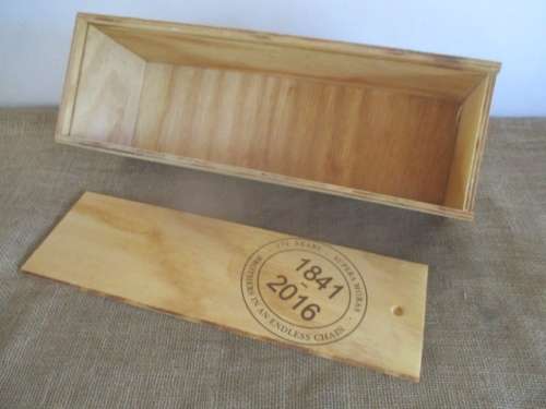 Amazing Wooden Wine Box With Sliding Lid