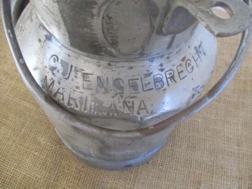 Nice Vintage One Gallon Farm Metal Cream Can               1976