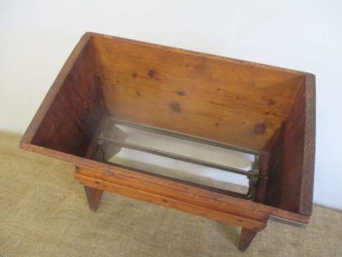 Direct From The Farm's Kitchen......Beautiful Vintage Wooden Butter Churn