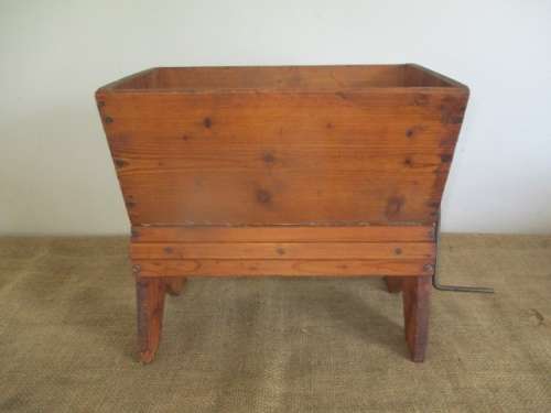 Direct From The Farm's Kitchen......Beautiful Vintage Wooden Butter Churn