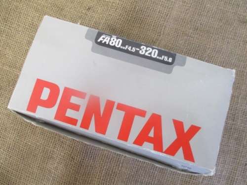 Relisted - Pentax SMC FA 80mm F4.5 - 320mm F5.6 Zoom Lens             MIB