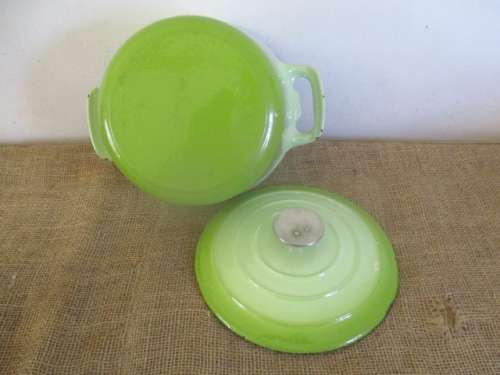 An Investment For A Lifetime............An Excellent HC Enameld Cast Iron Pot