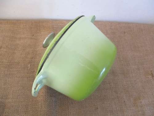 An Investment For A Lifetime............An Excellent HC Enameld Cast Iron Pot