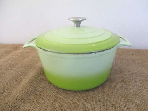 Another Good Lifetime Investment...........A Good HC Enameld Cast Iron Pot