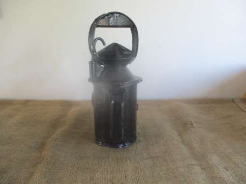 Complete Vintage South African Railway Services Blue Green White Lantern