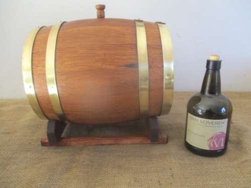 An Attractive Large And An Exceptionally Beautiful Vintage Wine Barrel