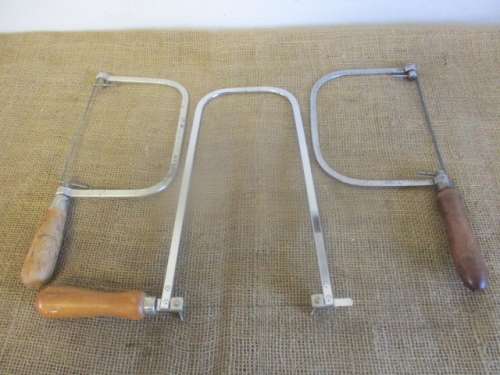 Eclipse 12" FS 70,  Eclipse 5" No 7 CP & Vintage O,NS 5 3/4" Carpenter's Deep Fret Coping Saws