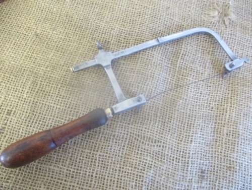 Nice Vintage C.Bauer Minchen Jewelry Saw With A Joblot Usable Files