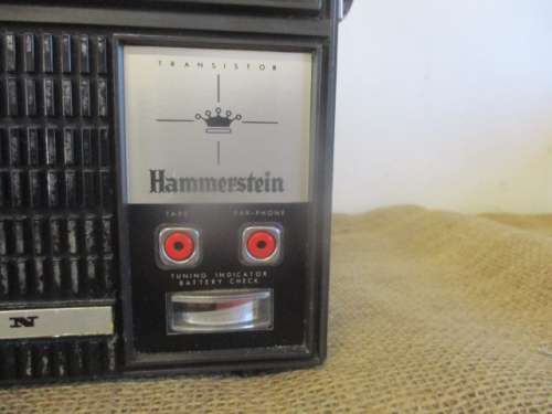 Very Super Rare Vintage Hammerstein Model SA 20 Transistor Radio
