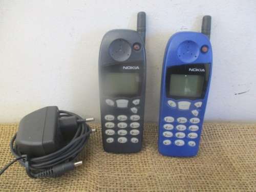 Two Legends......Two Vintage Nokia 5110 Cellphones Plus One Charger