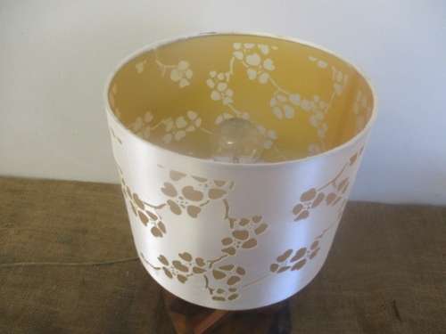 Very Cute Vintage Wooden Wine Barrel Table Lamp