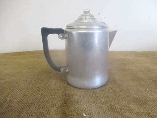 Cute Vintage Aluminum Coffee Percolator