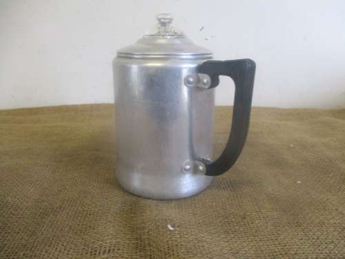 Cute Vintage Aluminum Coffee Percolator