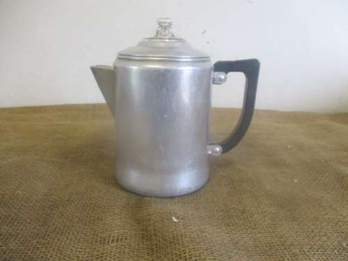 Cute Vintage Aluminum Coffee Percolator