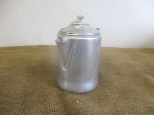 Cute Vintage Aluminum Coffee Percolator