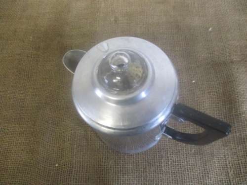 Cute Vintage Aluminum Coffee Percolator