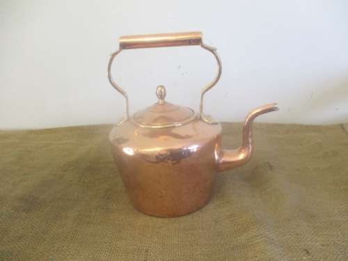 An Awesome Large Vintage Copper And Brass Coffee Kettle