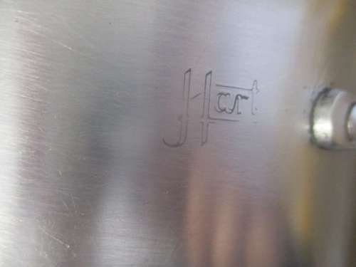 Very Beautiful Large Vintage Old Fashioned Aluminum Hart Oval Roasting Pan