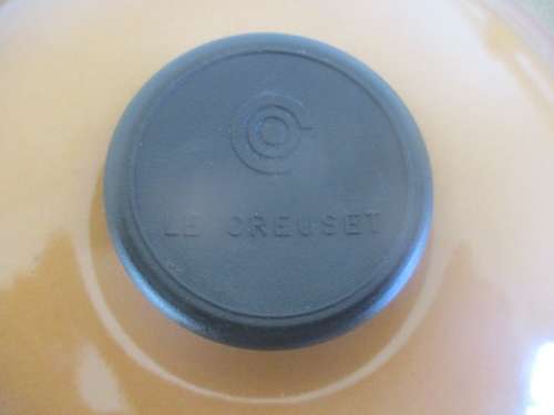 Beautiful Vintage No 18 Hazelnut Brown Le Creuset Enameld Cast Iron Lidded Saucepan