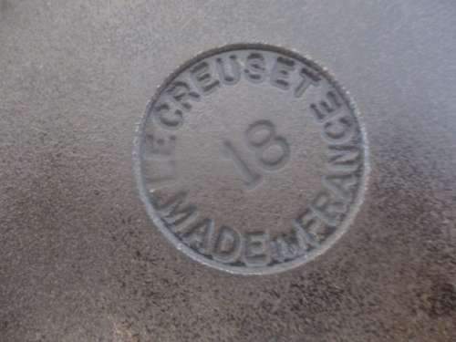 Beautiful Vintage No 18 Hazelnut Brown Le Creuset Enameld Cast Iron Lidded Saucepan