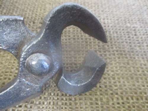 The Legends.......Two Beautiful Antique 7" Cooper & Sons & 6" Other Solid Steel Blacksmith Tongs