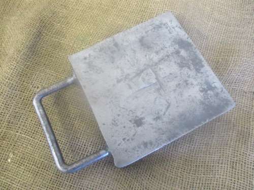 Always Useful In The Workshop....And Unbreakable....This Extra Heavy Duty Solid Steel Square "Anvil"