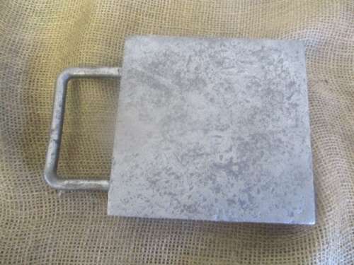 Always Useful In The Workshop....And Unbreakable....This Extra Heavy Duty Solid Steel Square "Anvil"
