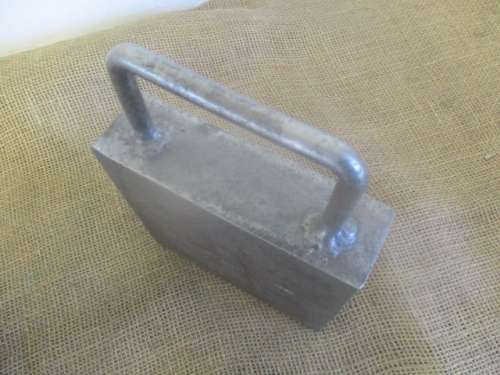 Always Useful In The Workshop....And Unbreakable....This Extra Heavy Duty Solid Steel Square "Anvil"