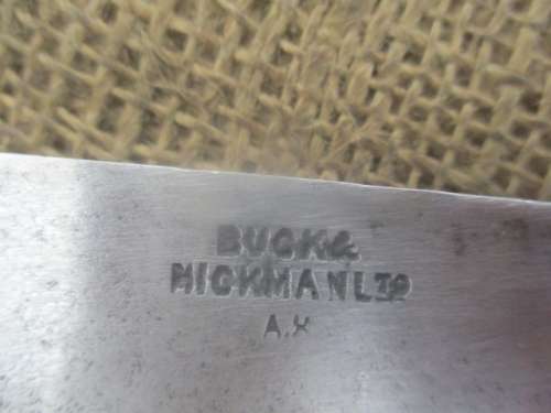 Lovely Old Vintage Sizable 11" Buck & Hickman Ltd Draw Knife                 UK