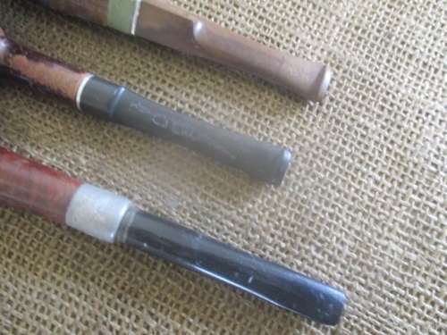 Two Vintage Dr MacNab Selected And One Another Briar Smoking Pipes Plus Pipe Cleaner Tool (s)