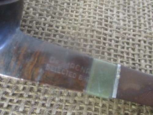 Two Vintage Dr MacNab Selected And One Another Briar Smoking Pipes Plus Pipe Cleaner Tool (s)