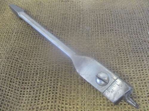 Genuine Vintage "The Irwin Bit" 1 1/2" Lockhead Adjustable Auger Drill Bit In Original Packaging