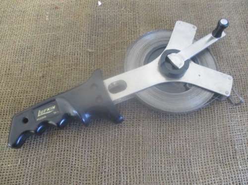 Beautiful Vintage 30Meter Lufkin FC230M Engineers Steel Measuring Tape