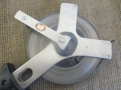 Beautiful Vintage 30Meter Lufkin FC230M Engineers Steel Measuring Tape