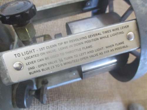 Super Rare : Vintage U.S. Military WWII 1945 Kerosene Field Stove By C.M. Mfg. Co 1945