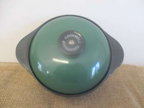 For Kabous Bid Only - Excellent Cast Iron Cookwell No 7 Ovenproof Pot