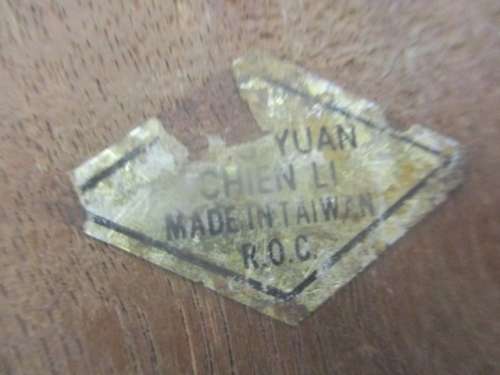 Beautiful Vintage Taiwanese Wooden Coffee/Herb Grinder        Made In Taiwan, R.O.C.