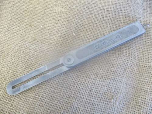 Lovely Large Vintage Stanley Sliding T-Bevel Square   U.S.Pat.7-14-08