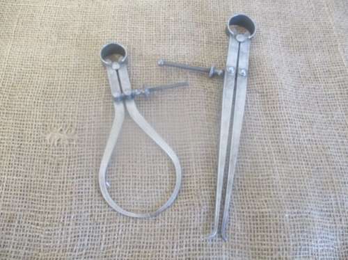 For BenBoo Bid Only - Two High Quality Vintage Calipers : The LS Starrett Co And Moore & Wright