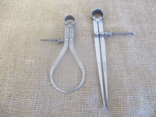 For BenBoo Bid Only - Two High Quality Vintage Calipers : The LS Starrett Co And Moore & Wright