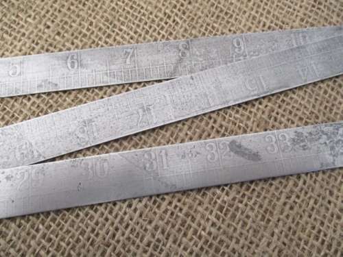 BenBoo Bid Only - Fine Vintage General Hardware Mfg.Co 36" Three Fold Metal Ruler And Two